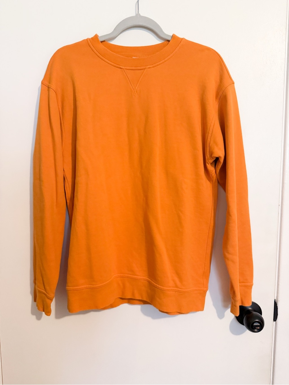 lululemon athletica Orange Crewneck Sweater